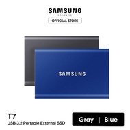 SAMSUNG PORTABLE SSD T7 USB 3.1 GEN 2 BLUE AND GRAY 1TB 500GB
