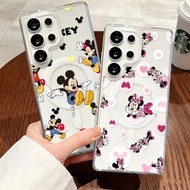 Mickey Minnie Mouse Magnetic Phone Case For Samsung S26 Ultra S25 Ultra S25 Edge S24 Ultra S22 S23 U