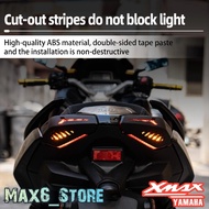 SEMSPEED YAMAHA XMAX250 V2 XMAX300 CARBON FIBER PATTERN REAR TAIL LAMP LIGHT DECOR COVER XMAX 250 TAIL LAMP COVER LAMPU