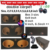6X9 inch, 5 inch, 6inch, 6.5 inch, 8inch twins speker box carpet double (6x9) 60cm-22cm-17cm,5, 6, 6
