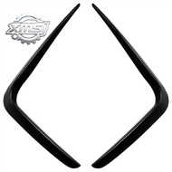 coche negro brillante luz antiniebla delantera embellecedor cubierta de bisel embellecedor para BMW 