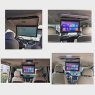 New Car Monitor Android 10.0 4G+64G 19 Inch 8K Multimedia Video Playe Car Roof Mount Display Ceiling