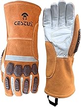 Cestus Weldtech Pro, Premium Heavy Duty Welding Gloves, MIG/TIG Welding Gloves, Cut Resistant, Gaunt