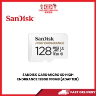 SANDISK CARD MICRO SD HIGH ENDURANCE 128GB 100MB (ADAPTER)