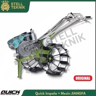 Terlaris Mesin Traktor Bajak Sawah Quick Impala + Mesin Jiangfa