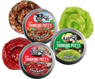 Crazy Aaron's Putty Mini Tins Rock N' Roll, Pirate's Cove & AVO-cado Gift Set Bundle - 3 Pack (13.3g
