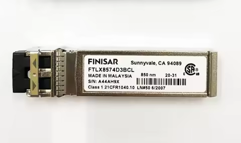 New 10Gb/s LC SFP Optical Transceiver Finisar FTLX8574D3BCL 850nm Multimode 400m 10GBASE-SR/SW 10gb 