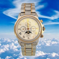 นาฬิกาข้อมือผู้ชาย VANGUARD LONDON DAY-DATE MOON PHASE Quartz รุ่น V790M หน้าปัดสีขาว ตัวเรือน สาย S