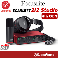 Focusrite Scarlett 2i2 Studio 4th Gen ออดิโอ อินเตอร์เฟส Focusrite Scarlett 2i2 Studio รุ่นใหม่ Gen4