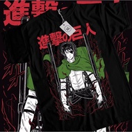 Trend Four Seasons 2025 Cosplay Unisex Hange Zoe T-shirt Attack on Titan AOT Anime Manga Levi Eren S