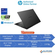 HP OMEN Gaming Laptop 16-wf0099TX (Intel Core i9 13900HX, 16GB RAM, 512GB SSD, Nvidia RTX4060 8GB, 1
