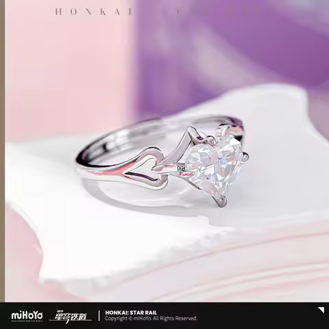 Genuine Official Honkai: Star Rail Cyrene Demiurge "Together-Written Circle" Theme Cosplay Ring miHo
