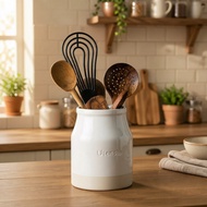 【In stock】MANDY HOME Alaniz croft style ceramic cans, chopsticks spoons, cutlery, cutlery, room cans