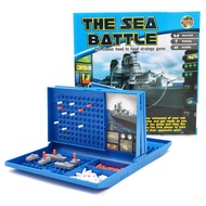 richshopman The sea battle Game Battleships Sea Family Fun Strategy Board - Games เกมส์เสริมพัฒนาการ