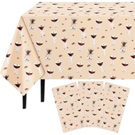 3 Pcs Espresso Martini Tablecloth for Martini Birthday Decor a Tini Bit Older Birthday Decor Waterpr