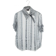 [สินค้ามือสอง] เสื้อเชิ้ตแขนสั้นพิมพ์ลาย GIORGIO ARMANI สำหรับผู้ชาย สภาพ A