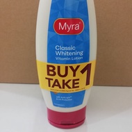 myra classic whitening vitamin lotion 100ml buy 1 take 1 BLUE