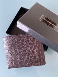 Ermenegildo Zegna 鱷魚皮銀包