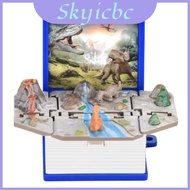 Foldable Puzzle 3d Book Keychain With Historical Landmark Scene For Stress Relief And Gift Fun