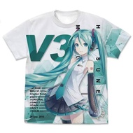 MIKU V3 Ver.3.0 Anime Cos Anime Short Sleeve 3D Unisex T-shirt