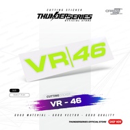 TS Cutting Sticker VR-46 Rossi | Stiker Motor VR- 46