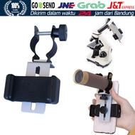 Universal Bracket Breket Hp Handphone Adapter Clip Dudukan Handphone Ponsel Untuk Lensa Mata Mikrosk