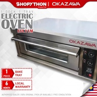 OKAZAWA Electric Oven EVL11M (600x400mm/4400w) Industrial Commercial Heavy Duty 1 Level 1 Tray Ketuhar Deck Elektrik