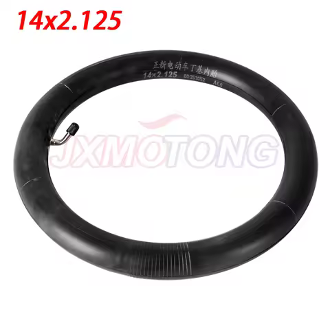 Inner Tube 14 x 2.125 with a Bent Angle Valve Stem fits many gas electric scooters 14x2.125