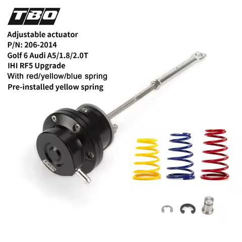 Turbo Wastegate Adjustable Actuator for Golf 6 Audi A5/1.8/2.0TIHI RF5 Upgrade With Red/Yellow/Blue 