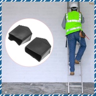 2 Pcs Foot Pads Ladder Feet Anti- Cover Rubber Caps Non- Mat 4.30X4.20X2.30CM Black Miss huyisheng