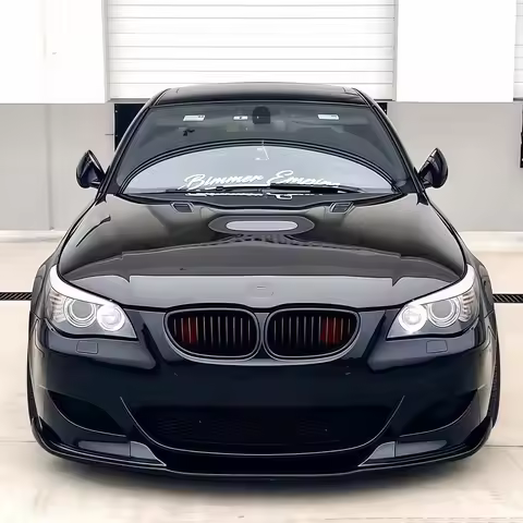 Front Bumper Lip Splitter for BMW E60 E61 M5 (2005-2010) – Diffuser Spoiler Kit