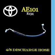 TOYOTA AE101 R134 OEM NEW 4/8 DISCHARGE HOSE (CAR AIR CONDITIONING) (COMPRESSOR-CONDENSER) HIGH PRES