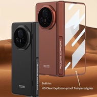 Magnetic Hinge Bracket Armor Case For Honor Magic V3 Outer Screen Glass Protective Matte Plastic For