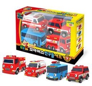 「芃芃玩具」韓國 TAYO小巴士 TAYO消防救援車4件組  貨號09101