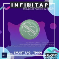 INFINITAP-Share with a TAP-Social Media Smart Tap | IT-TD001 NXP Chip NTAG213 30mm clear epoxy with 