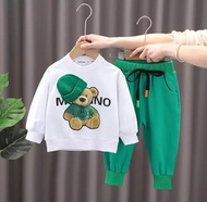 COD SETELAN BAJU ANAK LAKI LAKI DAN PEREMPUAN BAJU ANAK ANAK MODEL TERBARU2022 SETELAN SEWATER JOGER