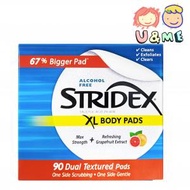 Stridex - XL身體清潔片(2％的水楊酸) 90片 (藍色) ✥ [12155] (平行進口貨)
