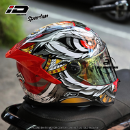 ใหม่! หมวกกันน็อคเต็มใบ ID SPARTAN-ฺBT สีล้วน รองรับการติดตั้งบูลทูธ ผลิตตาม มาตรฐาน ECE และ มอก 369
