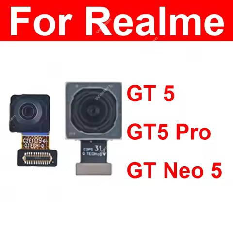 Rear Front Camera For Realme GT Neo 5 neo5 GT5 GT 5 Pro Back Mian Front Selfie Facing Camera Module 