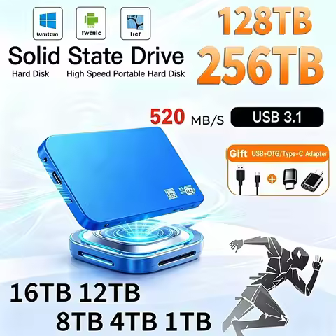 Lenovo Mijia High-speed 4TB 8TB 16TB SSD Portable External Solid State Hard Drive USB3.0 Interface 1