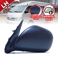 กระจกมองข้าง กระจกรถยนต์ รุ่น โตโยต้า ไอเอซ คอมมิวเตอร์ TOYOTA HIACE COMMUTER ปี 2005 - 2011 สีดำด้า