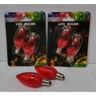 LED BULB/LED CHILI BULB E12 9 LED 0.5W RED COLOR