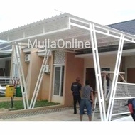 Surabaya Kanopi Minimalis Rooftop Canopy Besi Atap U PVC Berkualitas
