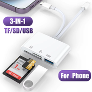 5 In 1 USB Type C Docking Station For Phone 15 14 13 12 Pro Max OTG Flash Drive For iPad Macbook Lap