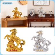 [mojotorw7] Rich Horse Feng Shui Figure Money Horse Statue Sculpture Chinese New Year