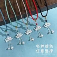 Sweater Chain Braided Rope Link Two Sterling Silver Happy World Gift Women Good Luck 99 Pure Silver 