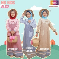 Gamis Nibras Anak Kids Alice / Gamis Nibras Anak Terbaru / Gamis Anak
