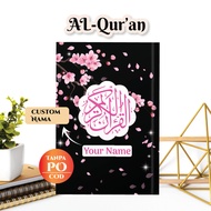 Custom Quran Name and Quote Size A5 A6 Translation Black Pink Variant (MNK)