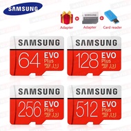 Samsung Evo Plus Memory Card 16GB/32GB/64GB/128GB/256GB/512GB/1024GB Micro SDXC C10 U3 Micro SD Card 95MB/s Read Speed