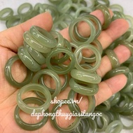 Hoa Dien jade ring size 17-19mm tu nhien